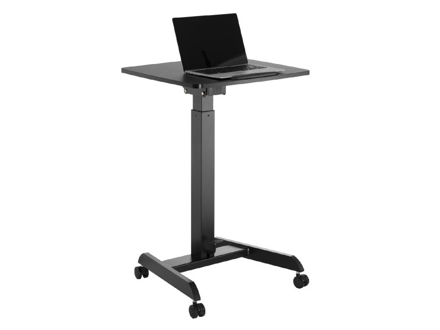 Birou mobil reglabil – pedala,dimensiune 60x52 cm, negru