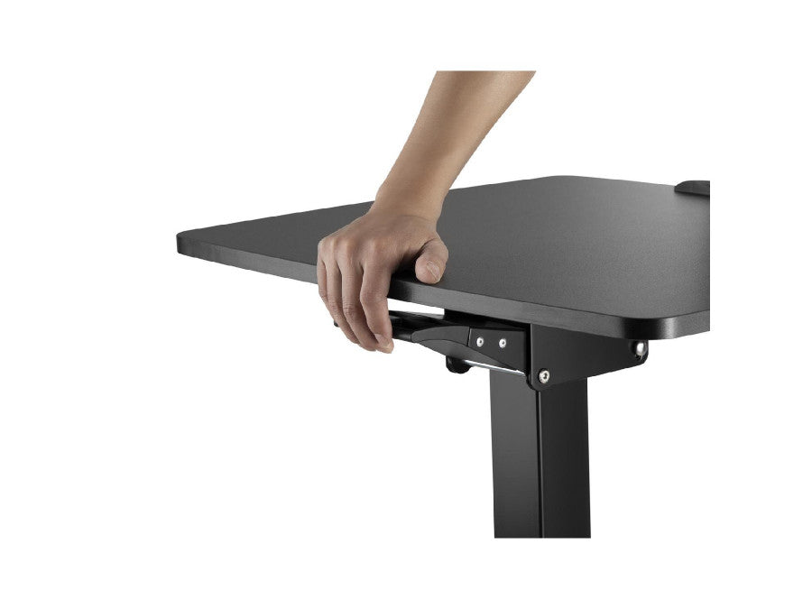 Birou mobil reglabil – pedala,dimensiune 60x52 cm, negru