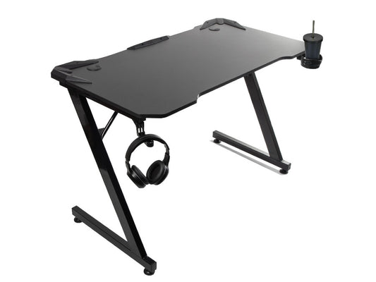 Birou gaming NanoRS RS345 –  dimensiune 110x60 cm, 150 kg, negru