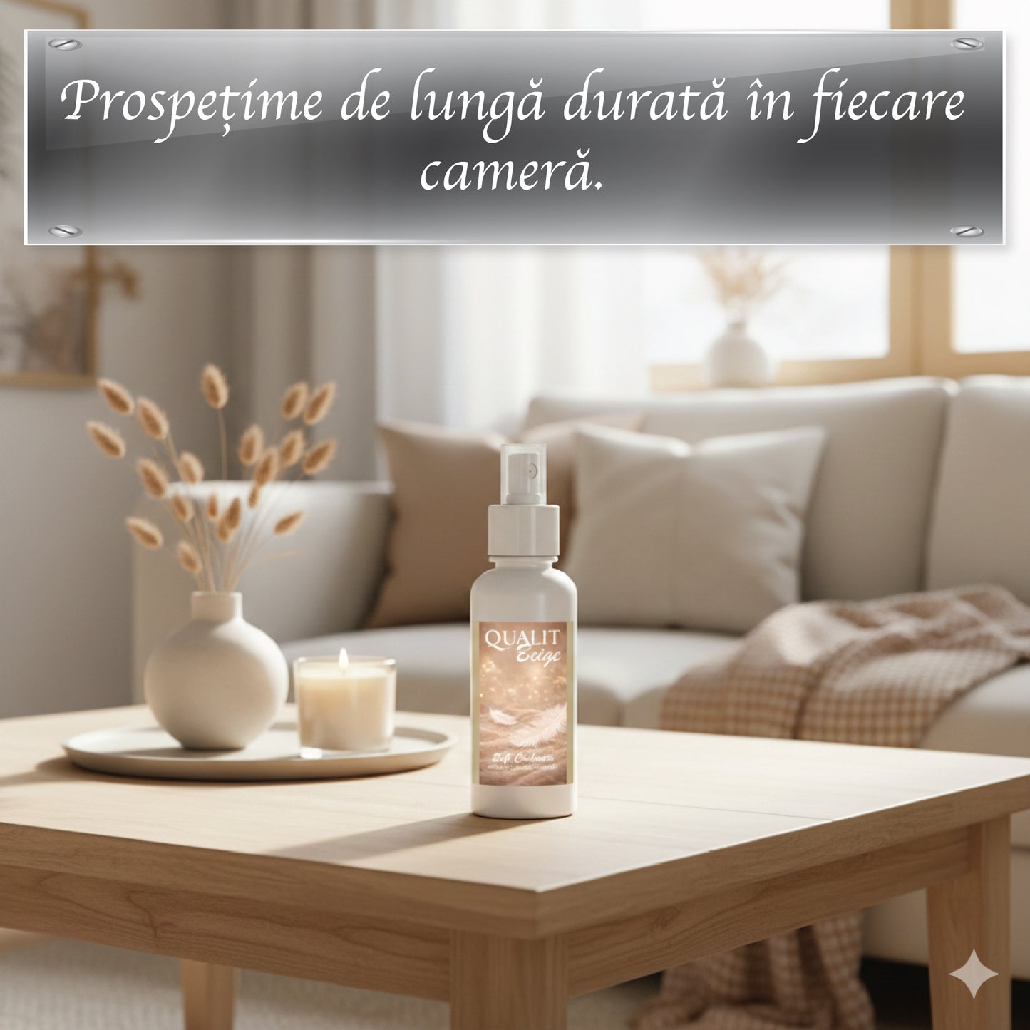 Parfum de camera concentrat, Qualit Beige, Soft Chashmere, 100 ml