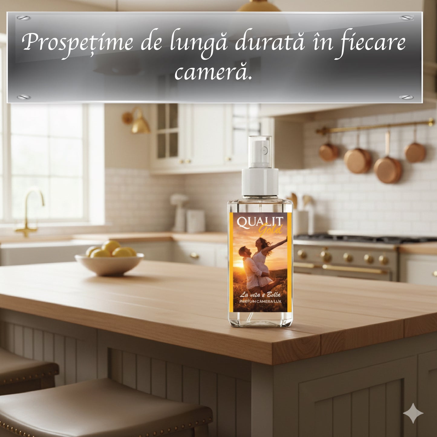 Parfum de camera concentrat, Qualit Gold, La vita e Bella, 75 ml