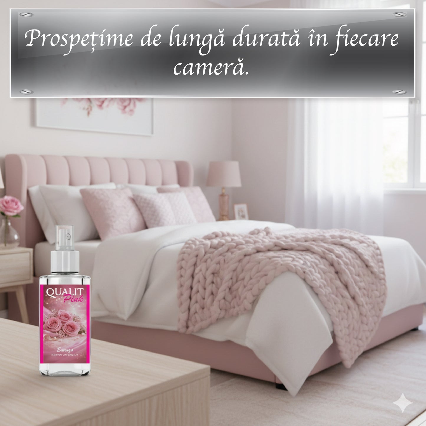 Parfum de camera concentrat, Qualit Pink, Essenza, 75 ml