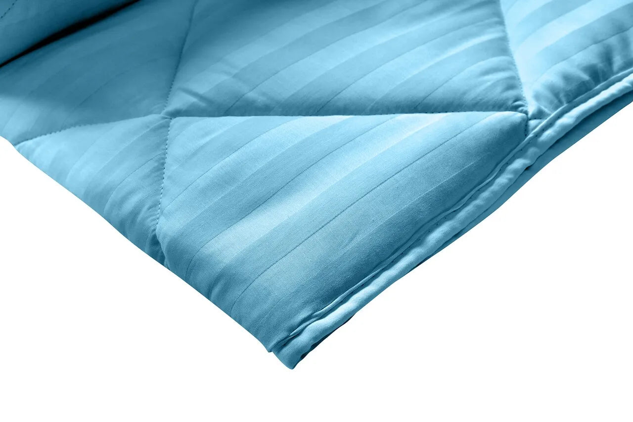 Pilota umplutura bambus, damasc, 300 g/mp, culoare albastra, diferite dimensiuni