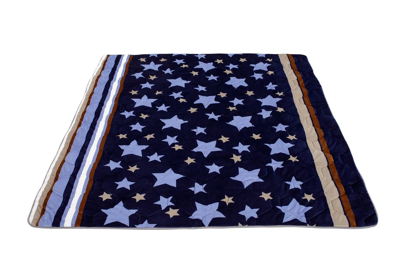 Pilota cocolino, dimensiune 200x220 cm, 250g/mp, culoare albastra