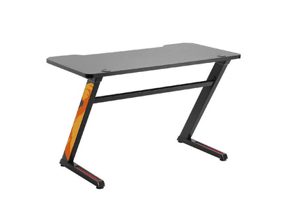 Birou gaming ergonomic NanoRS RS120 cu treceri cabluri, 120x60 cm