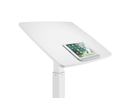 Birou mobil reglabil – pedala,dimensiune 60x52 cm, alb