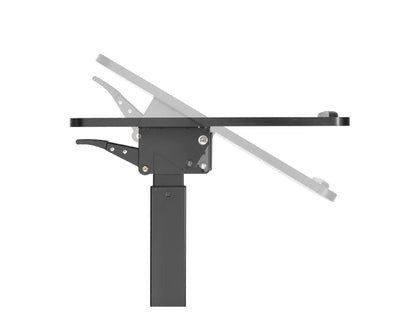 Birou mobil reglabil – pedala,dimensiune 60x52 cm, negru