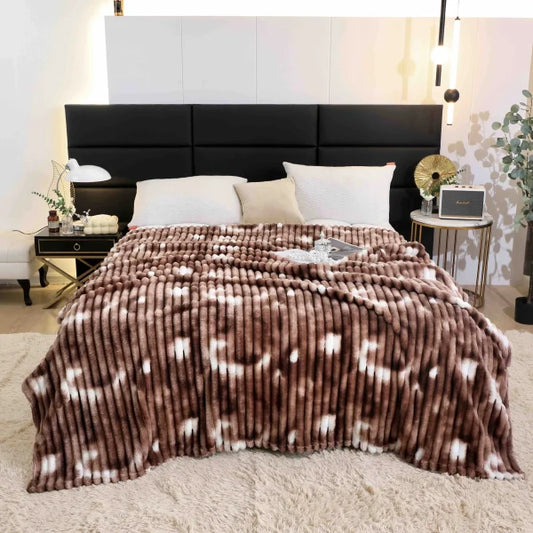 Patura cocolino pufoasa, dimensiune 200x230 cm, diferite culori