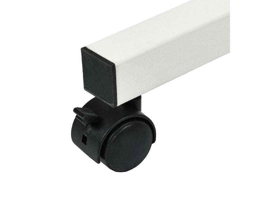 Birou mobil/stand laptop – dublu blat, dimensiune 80x40 cm, inaltime 59x89 cm, culoare alb