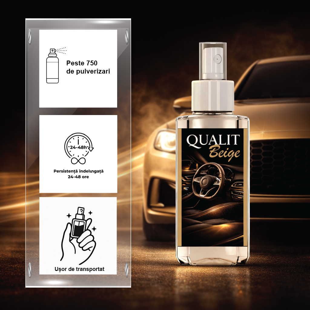 Odorizant auto concentrat , Qualit Beige, Soft Chashmere, 75 ml