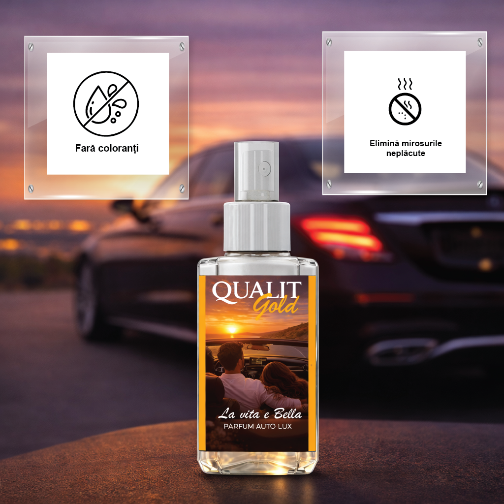 Odorizant auto concentrat, Qualit Gold, La vita e Bella, 75 ml