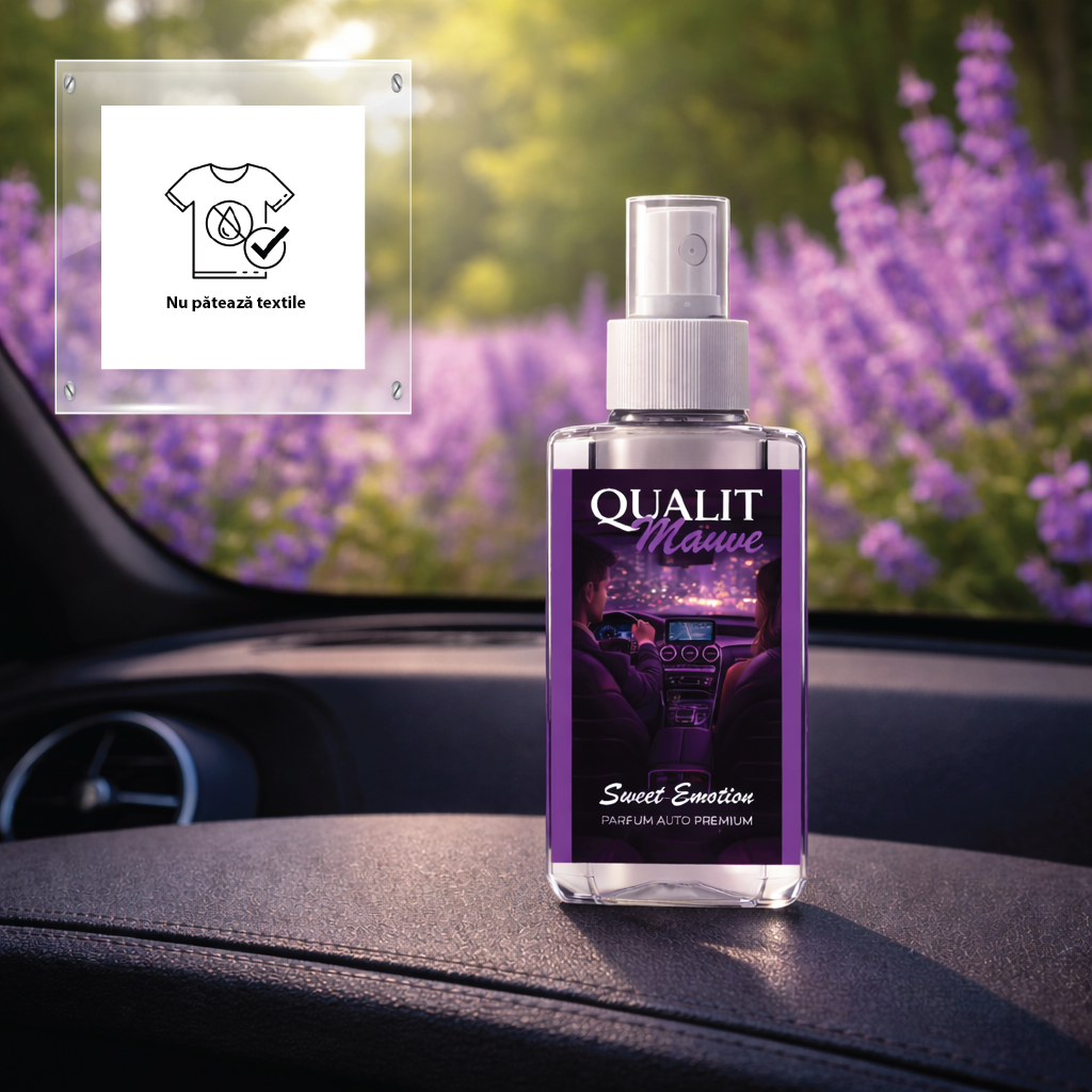 Odorizant auto concentrat, Qualit Mauve, Sweet Emotion, 75 ml
