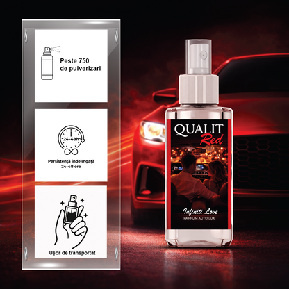Odorizant auto concentrat, Qualit Red Infiniti Love, 75 ml
