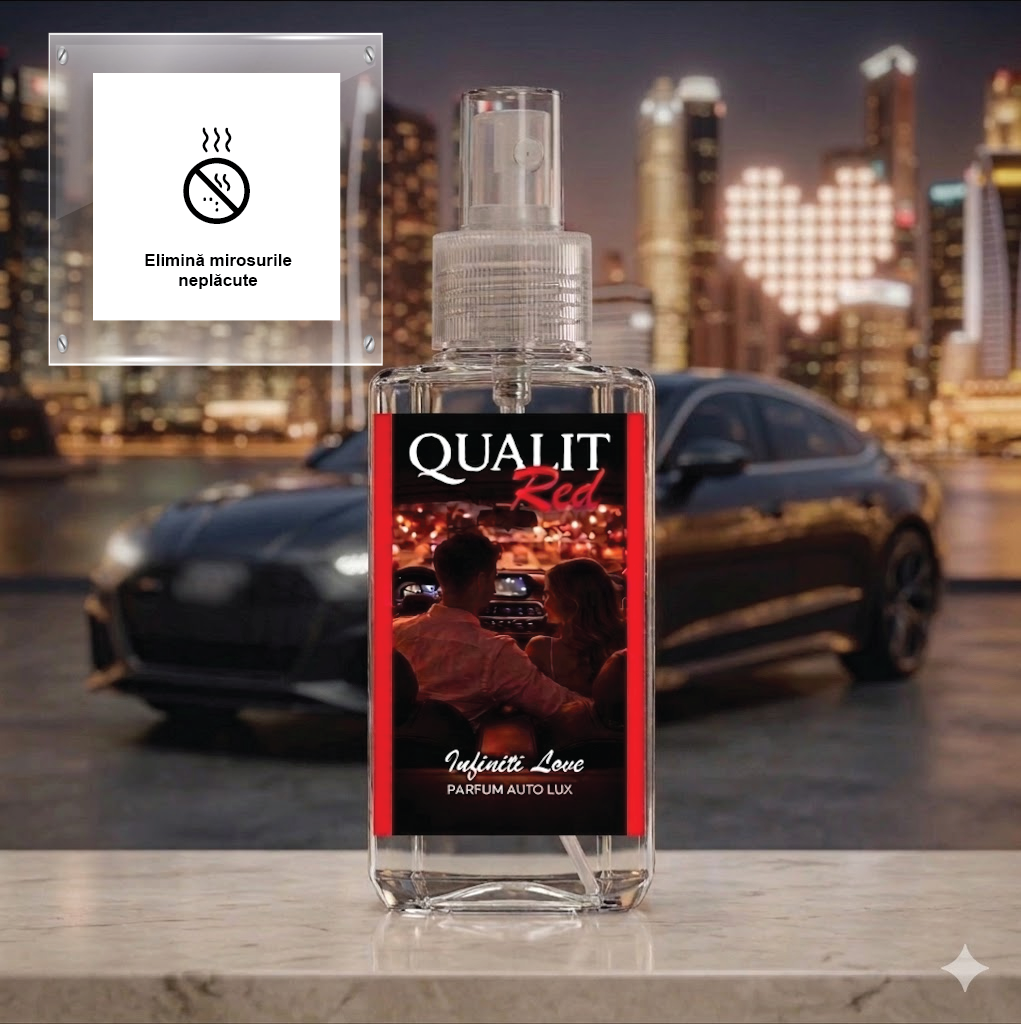 Odorizant auto concentrat, Qualit Red Infiniti Love, 75 ml