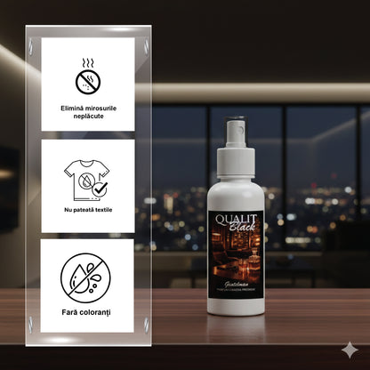 Parfum de camera concentrat, Qualit Black, Gentleman, 100 ml