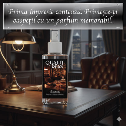 Parfum de camera concentrat, Qualit Black, Gentleman, 75 ml