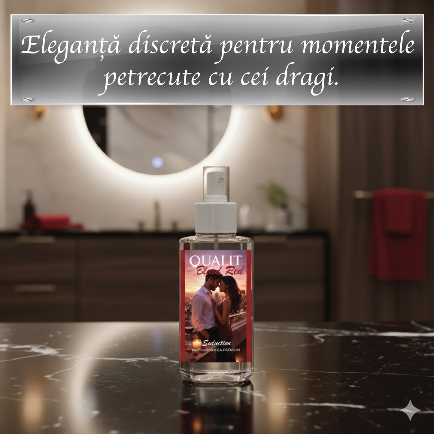 Parfum de camera concentrat, Qualit Blood Red, Seduction, 75 ml