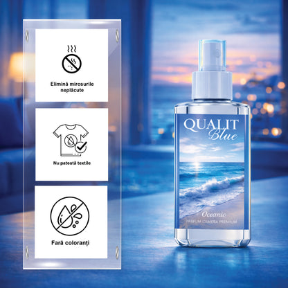 Parfum de camera concentrat, Qualit Blue, Oceanic, 75 ml