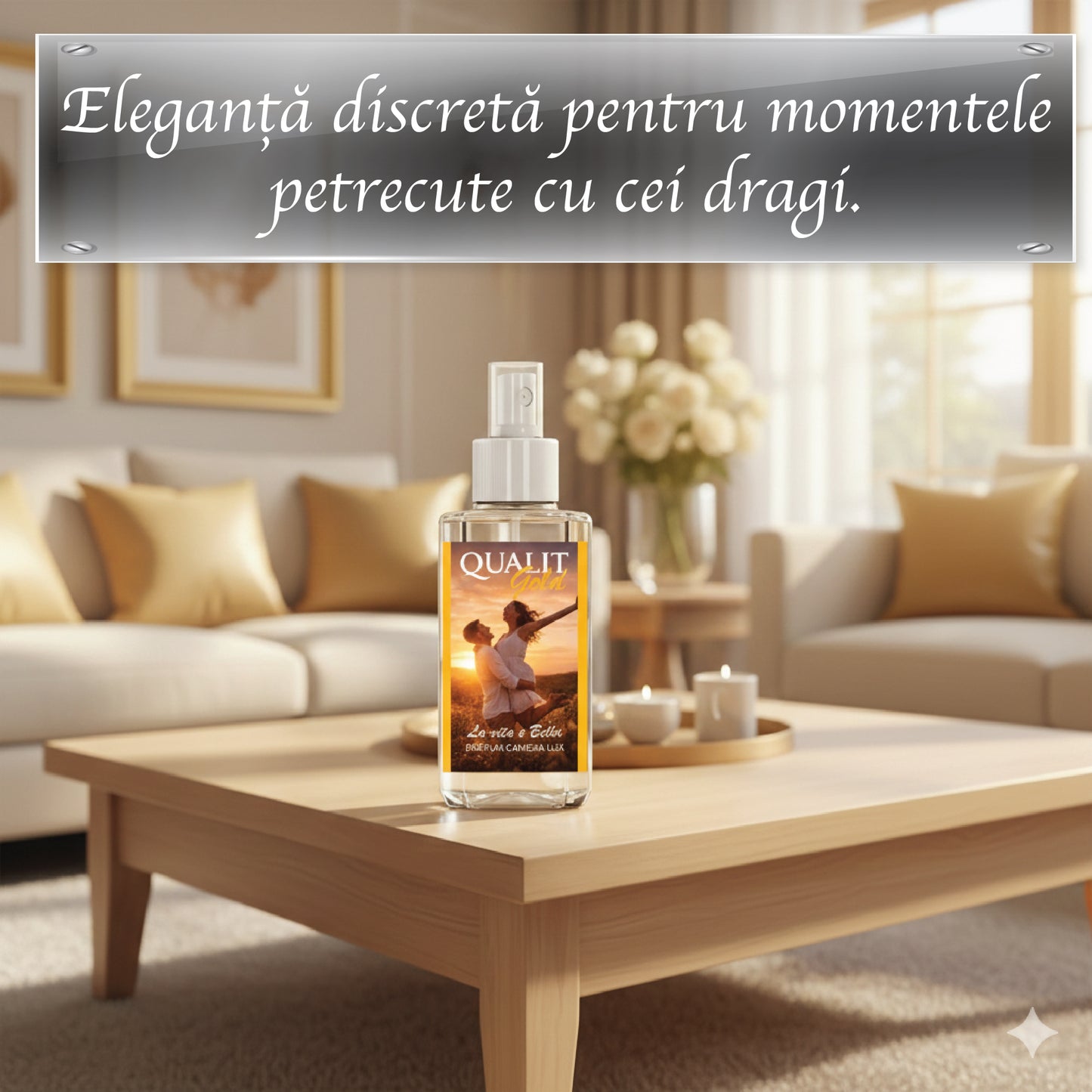 Parfum de camera concentrat, Qualit Gold, La vita e Bella, 75 ml