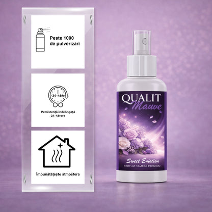 Parfum de camera concentrat, Qualit Mauve, Sweet Emotion, 100 ml