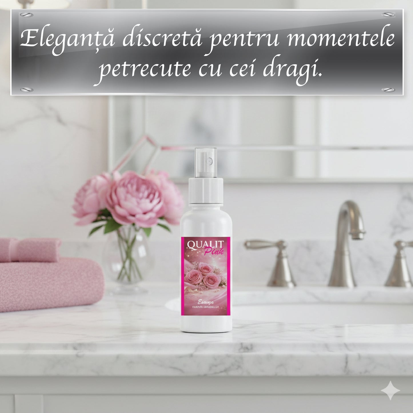 Parfum de camera concentrat, Qualit Pink, Essenza, 100 ml