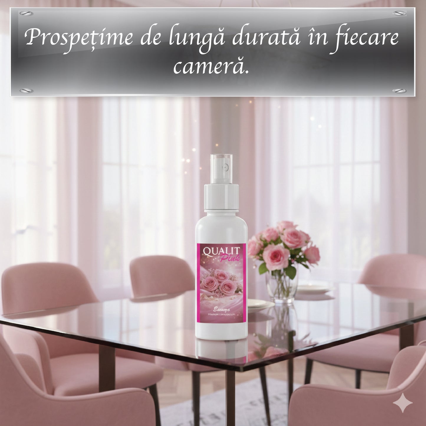 Parfum de camera concentrat, Qualit Pink, Essenza, 100 ml