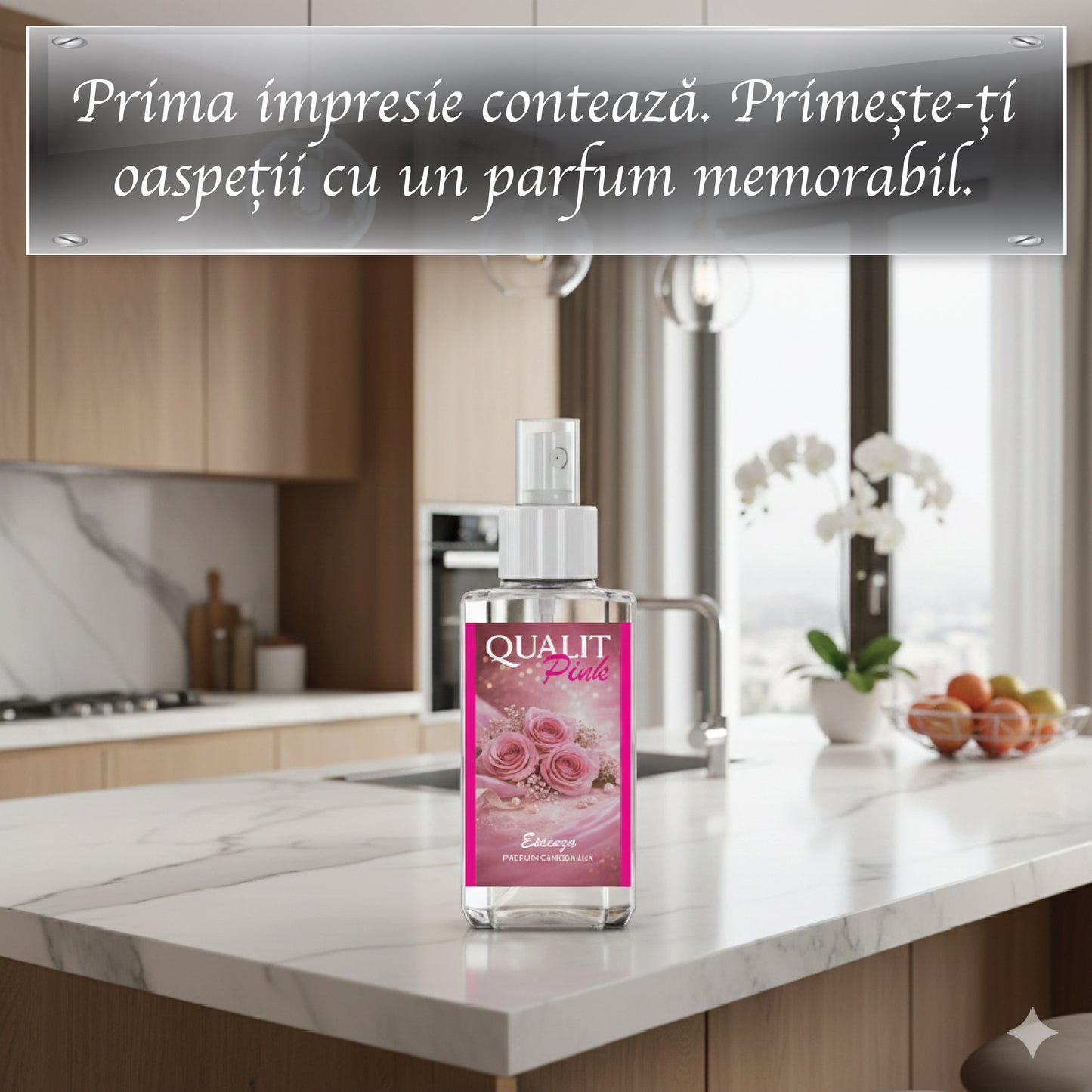 Parfum de camera concentrat, Qualit Pink, Essenza, 75 ml