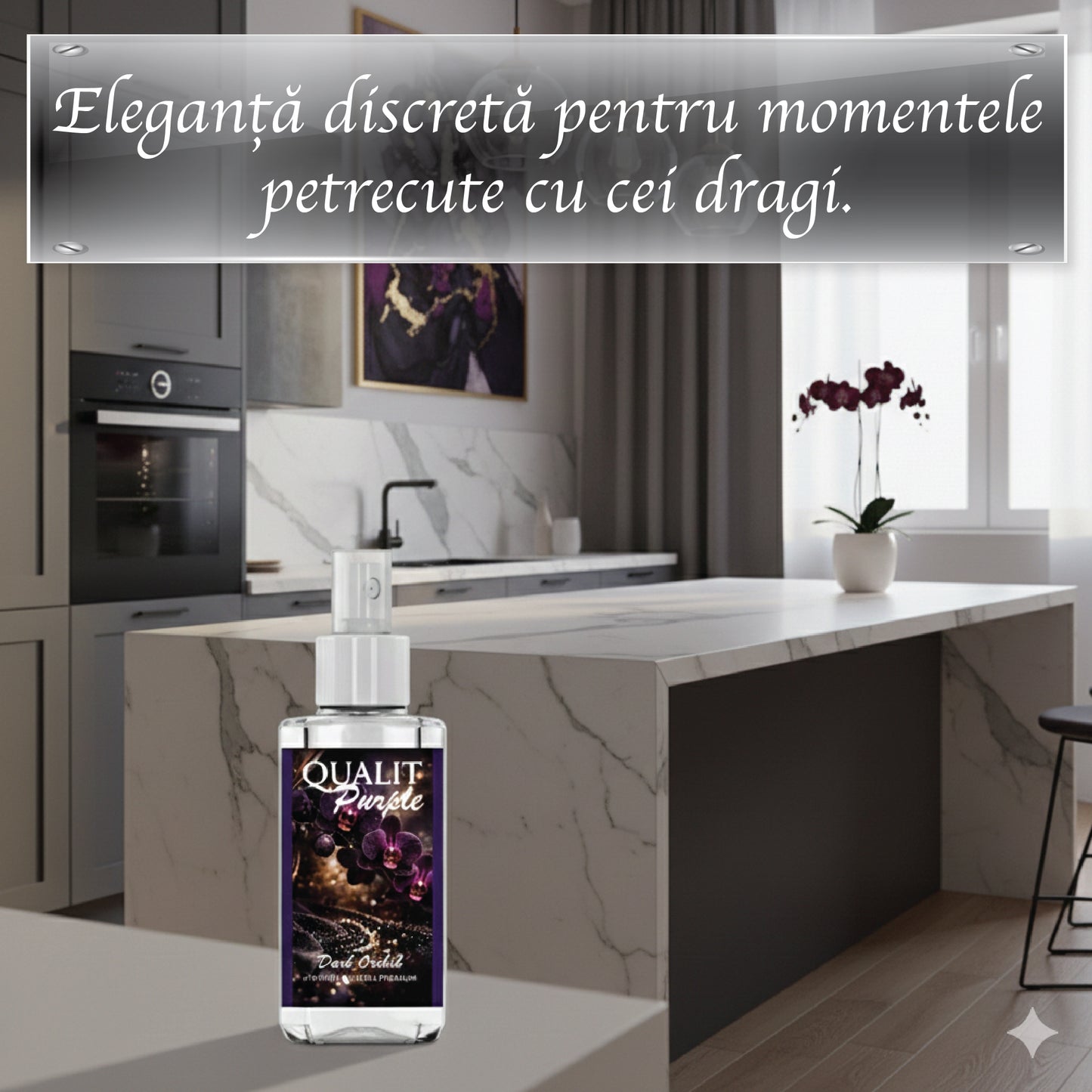 Parfum de camera concentrat, Qualit Purple Dark Orchid, 75 ml