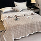 Patura de pat cocolino cu blana, dimensiune 200x230cm, diverse culori