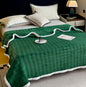 Patura de pat cocolino cu blana, dimensiune 200x230cm, diverse culori
