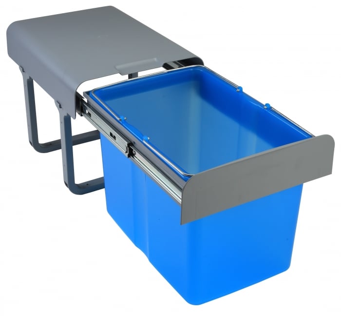 Cos gunoi incorporabil cu 1 compartiment x 34 litri