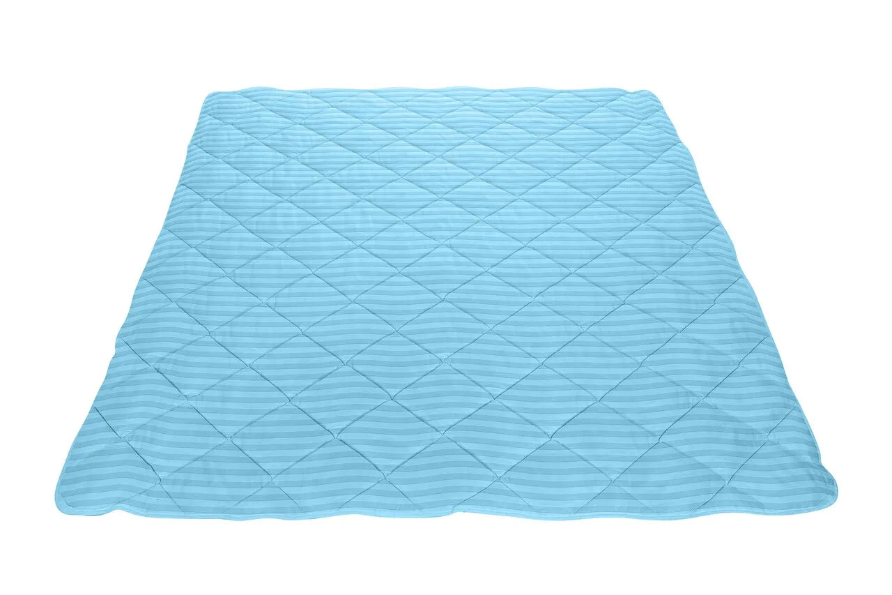 Pilota umplutura bambus, damasc, 300 g/mp, culoare albastra, diferite dimensiuni