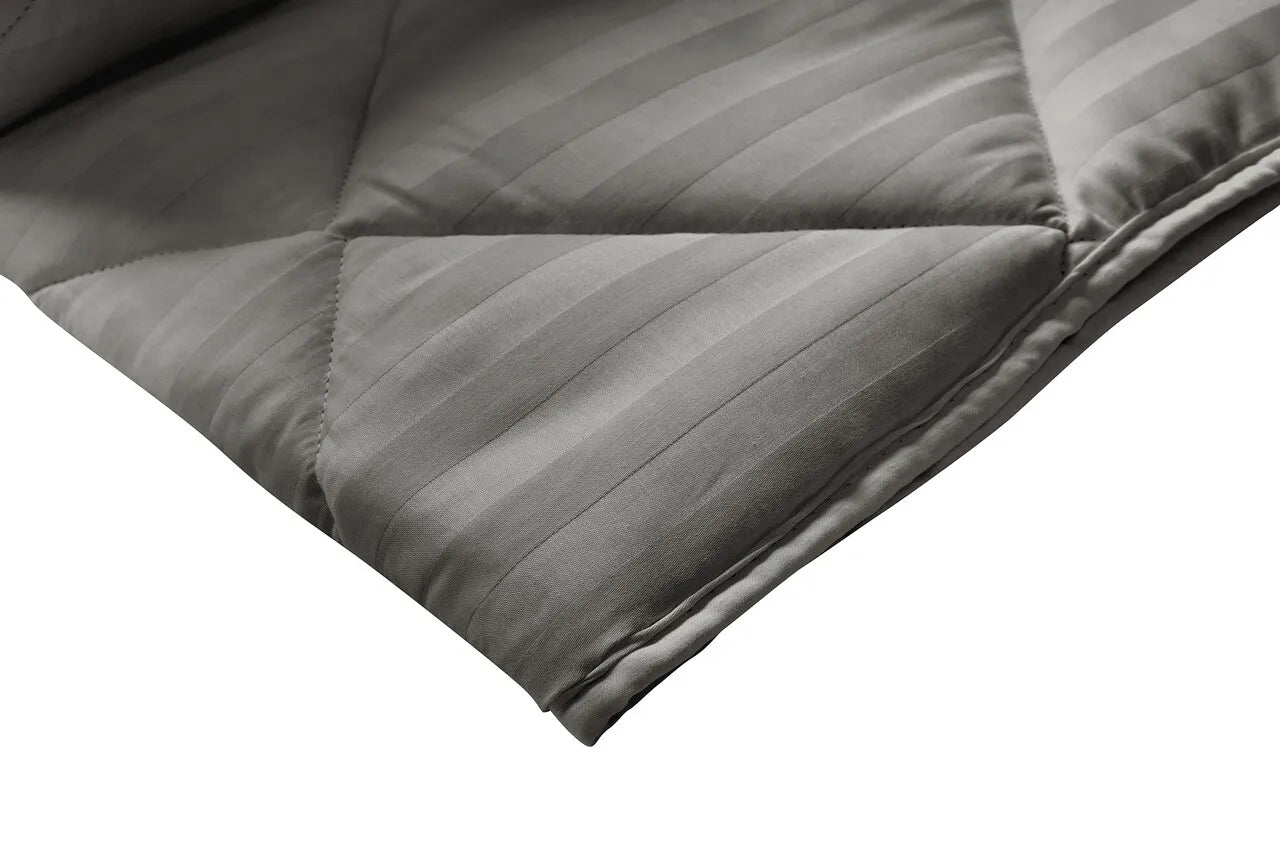 Pilota umplutura bambus, damasc, 300 g/mp, culoare gri, diferite dimensiuni