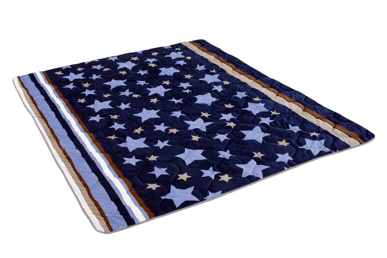 Pilota cocolino, dimensiune 200x220 cm,  250g/mp, culoare albastra